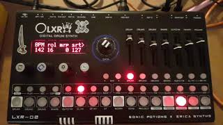 LXR-02 synthesized voice sweep