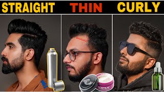 Set Hair: All Hair Types *ZERO DAMAGE*  Hair Tutorial men| Hair volume| Hair wax| Hair loss