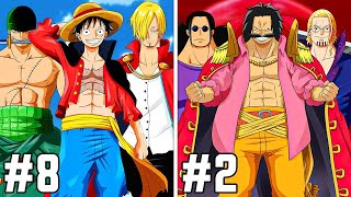 Top 10 Des Équipages De Pirates Les Plus Forts Dans One Piece