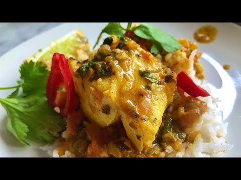 Thai Coconut and Lemongrass Infused Fish Curry