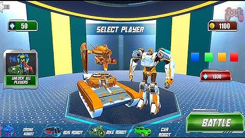 Tank Robot Transform Spaceship: Multiple Robot Transformation Game 2021 - Android Gameplay