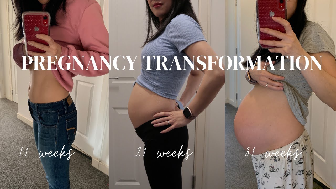 Pregnancy Transformation Week By Week Progress 18 Weeks Pregnant pregnancy-transformation-week-by-week-progress-18-weeks-pregnant