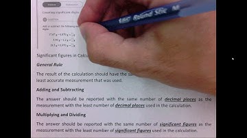 2.4c Counting significant digits when measurements are added or subtracted