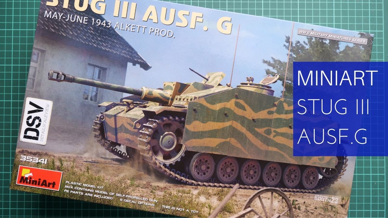 Miniart 1/35 STUG III Ausf.G (35341) Review - YouTube