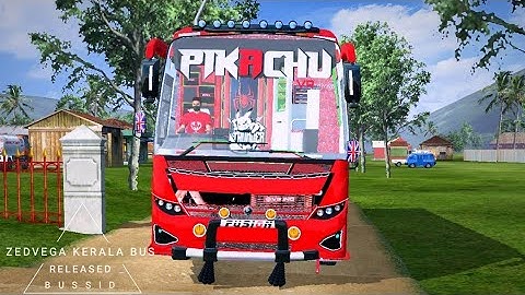 Released ZEDVEGA Bus Mod In Bus Simulator Indonesia - Bussid Bus Mod - Bussid Car Mod - Bussid