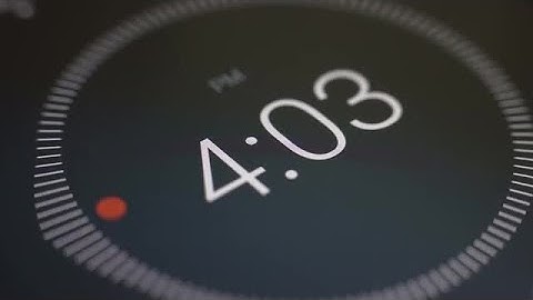 Time Lapse Of Digital Clock Stock Video