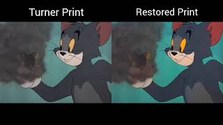 Tom & Jerry - Casanova Cat 1951 Restored Print And Fanmade Color Corrected Version Comparison