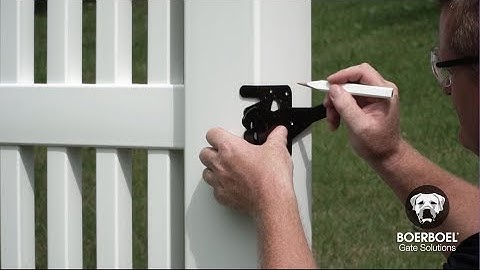 How to Install a Boerboel® Heavy-Duty Gate Latch