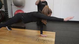 Press-Up Position with Single Arm Extensions Tutorial - Proper Form and Technique