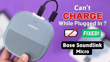 Bose Soundlink Micro Bluetooth Speaker Not Charging? - Fixed!