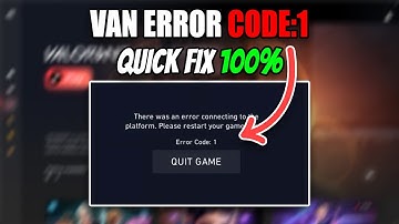 Fix VAN Error 1 in Valorant (2025) | Easy CMD & Network Reset Guide