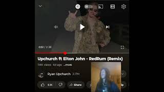 UPCHURCH- REDRUM(REMIX)  CHURCH DID HIS THING ON THIS  💜 🖤  INDEPENDENT ARTIST REACTS