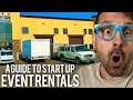 How to start an event rental business 0500k in 5 years guide