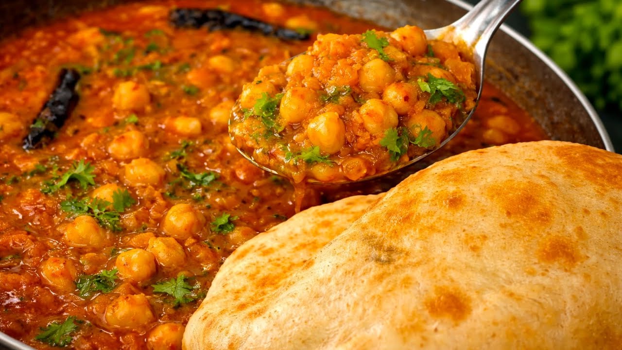 Halwai Style Chole Bhature 😍 | Soft Bhature & Masaledar Chole | Street Food Vibes