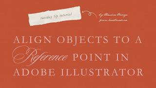 how to align objects to a reference point in adobe illustrator