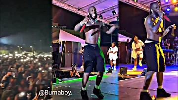 Burnaboy full performance at St Lucia last night as shutdown 20k capacity stadium