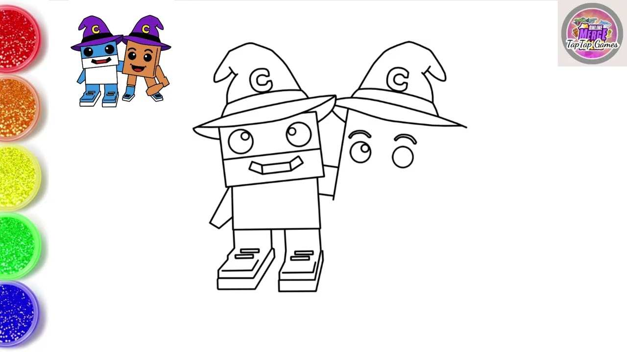 How to draw A LOS BROS WITCH HATS   Steal a Brainrot