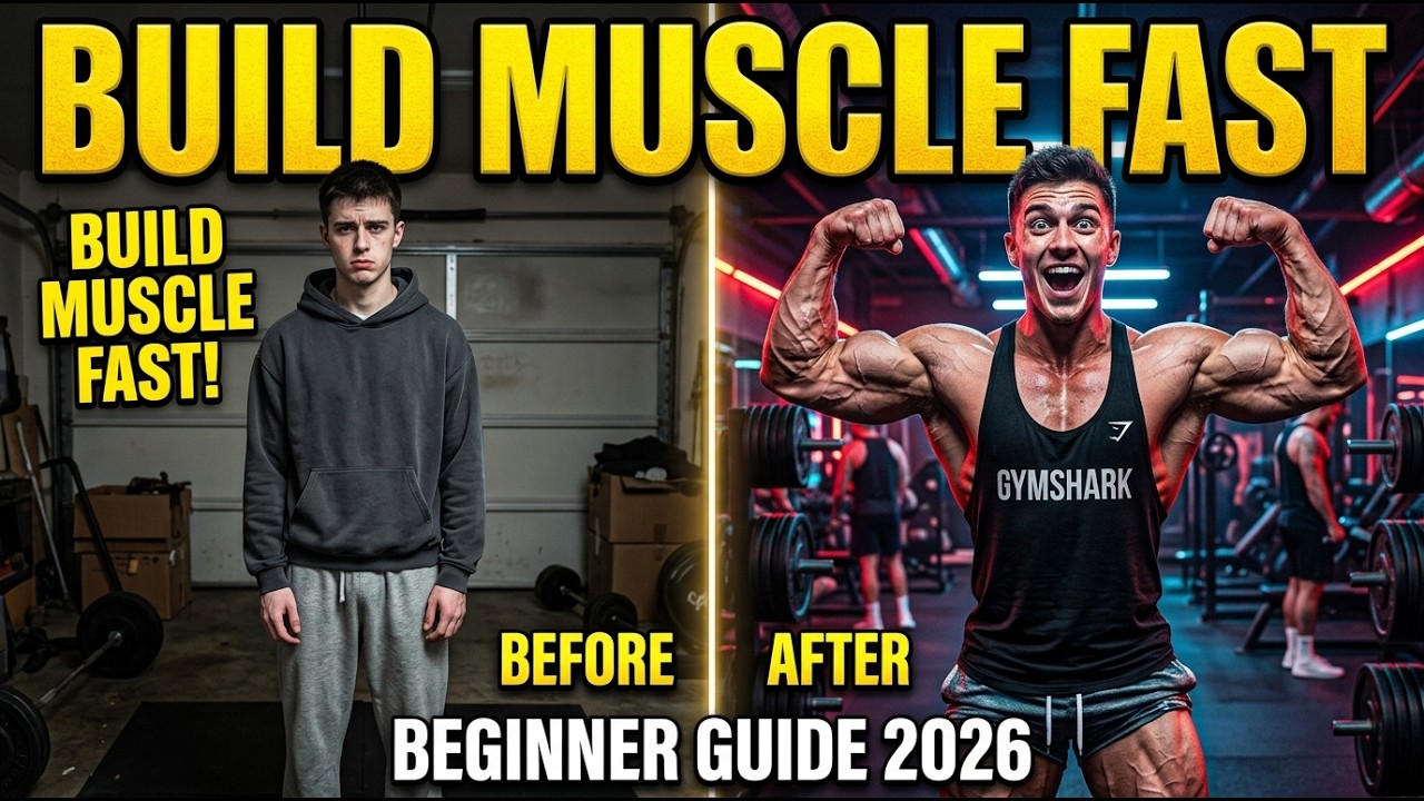 Beginner Bodybuilding Guide 2026: Build Muscle Fast (No Gym Needed ...