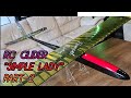 How to make RC Glider 2M  Building  "SIMPLE LADY" Part-2 Fuselage servos Stabilizer Carbon Fiber DIY