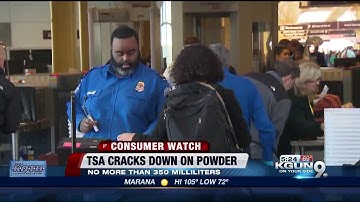 TSA cracks down on carry-on powders