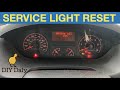 Citroen Relay / Peugeot Boxer Change Engine Oil & Flashing oil light Reset