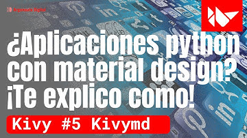 Crear aplicaciones móviles con Python con la filosofía de Material Design. Esqueleto básico KiviMD.
