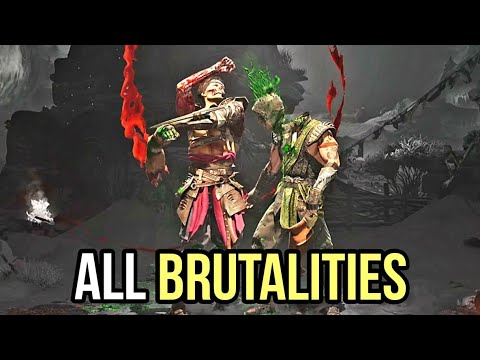 Mortal Kombat 1 - ALL Havik Brutalities [4k HDR]