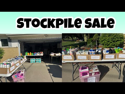 ANOTHER STOCKPILE YARDSALE/ last minute decision to have a stockpile sale