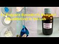 Benedict's Test and Reagent Preparation Quiz