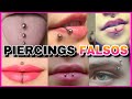 DIY | Como Hacer Piercings Falsos en Casa y que Parezcan REALES | NatyGloss