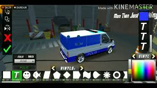 Ford Transi̇ti̇ Poli̇s Arabasina Çevi̇rmekcar Parking Multiplayer