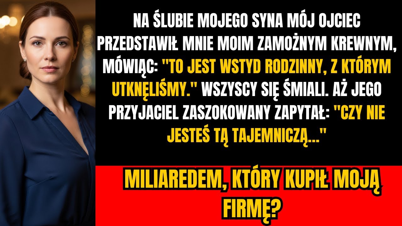 Mój ojciec nazwał mnie „klątwą rodziny” na ślubie syna... trzy tygodnie później wszystko stracił.