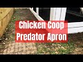 Chicken Coop Predator Apron - EASY How to Install