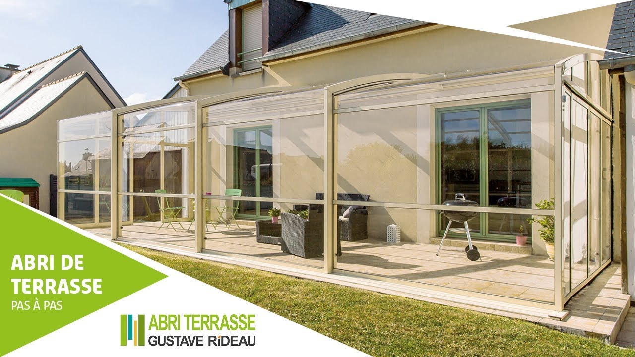 Abri de Terrasse Rétractable en Alu - Gustave Rideau