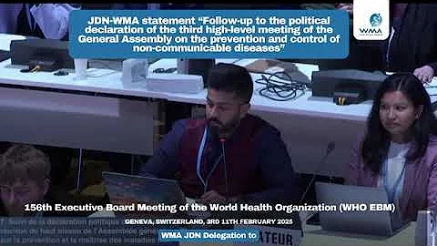 Prevention and control of NCDs - Statement submitted to the 156th WHO EB 2025