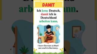 🔥 Master “damit” in German | Simple Sentences A1–A2