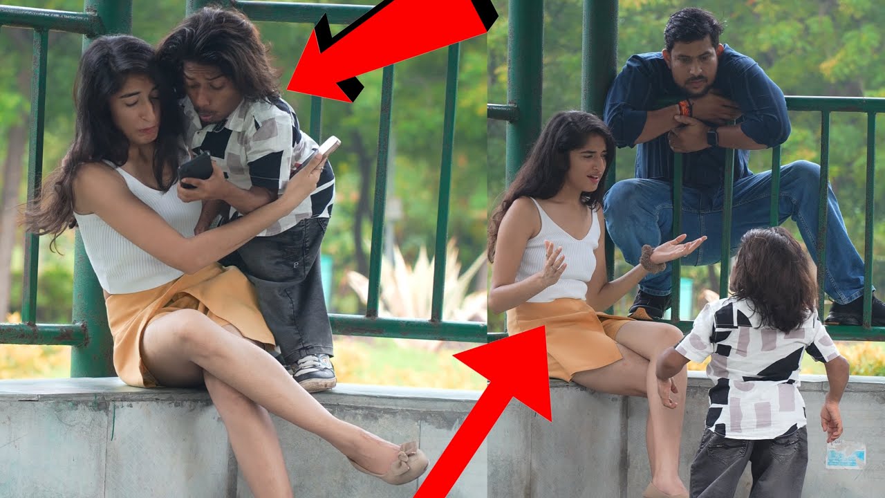 बाबू पीछे कोन है ये 😜 | Prank On Cute Girl 🥰 | The Real Satish 