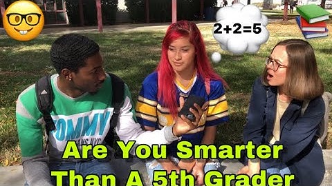 Are You Smarter Than A 5th Grade?🤔**MUST WATCH** | Public Interview