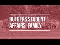 Rutgers student affairs family