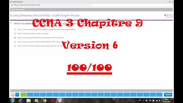 CCNA3 chapitre 9 version 6 solution 100%
