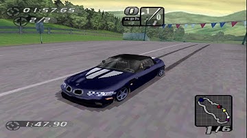 Need for Speed High Stakes PS1 Worldwide Roadster Classic Gameplay (Duckstation)