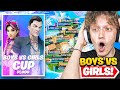 I Hosted a BOYS vs GIRLS Tournament for $100 in Fortnite... (boys vs girls)