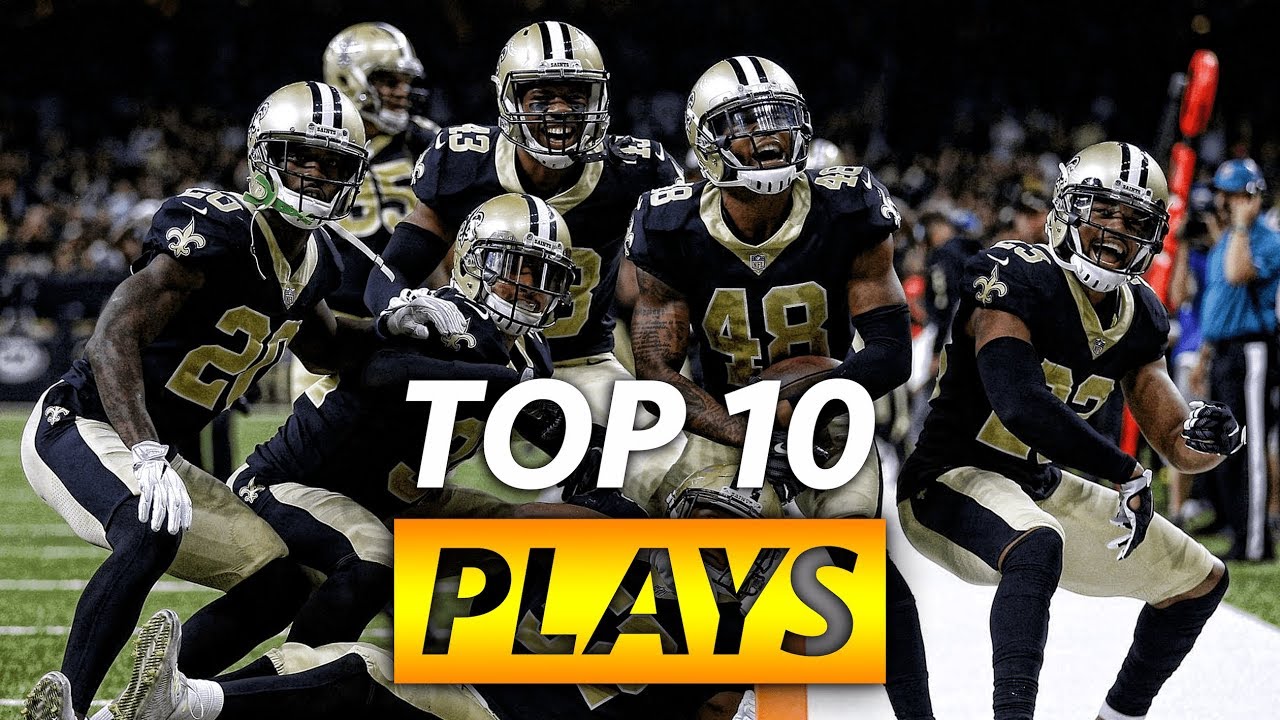 Saints Top Ten Plays 20172018  YouTube
