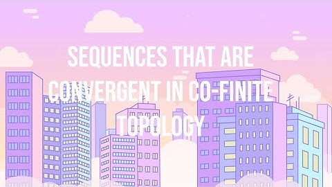 The Sequences that are Convergent in Co-finite Topology