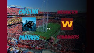Details Carolina Panthers @ Washington Commanders Week 1 Preseason Guide