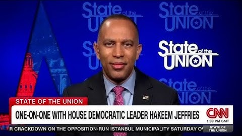 Leader Jeffries on CNN