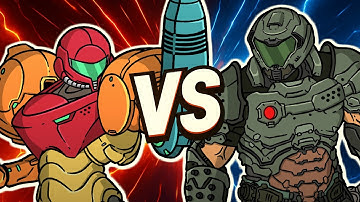 Samus VS Doom Slayer | Analysis + Full Fight