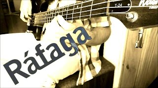 Video thumbnail of "Ráfaga Vengo a gritar que te amo - cover bass"