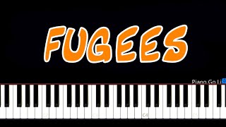 Video thumbnail of "Fugees - Killing Me Softly With His Song Piano Tutorial"