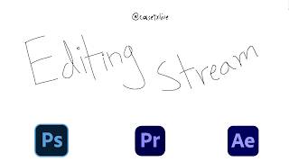 VIBE EDITING AND CHATTING   | Day 2 streak ! |  LIVE #adobe #photoshop #chat screenshot 2